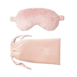 🥳 $5 Bundle Item ELF Limited Edition Pink Fuzzy Flying High Eye Mask NEW